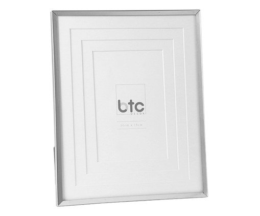 Porta-Retrato Finezza Prata e Dourado Pequeno, silver or metallic | WestwingNow