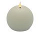 Vela Decorativa de LED Cerchio Branco Pequeno, white | WestwingNow