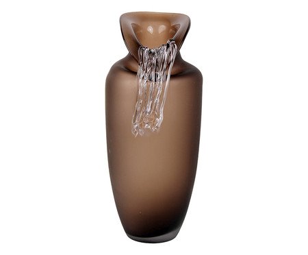 Vaso Decorativo Cascata Marrom Médio | Westwing