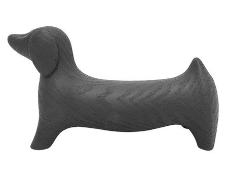 Adorno Decorativo Cachorro Abbaio Preto | Westwing