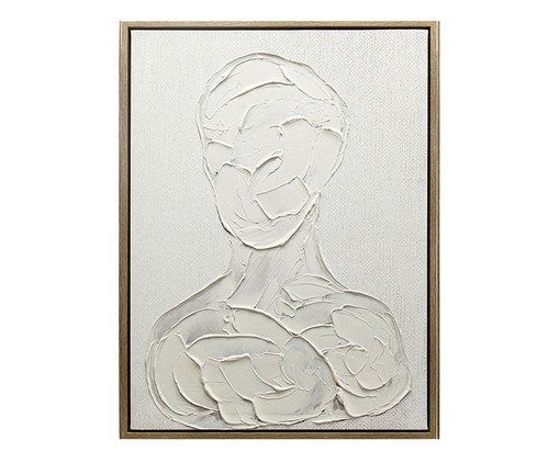 Quadro Decorativo Torace Branco, white | WestwingNow