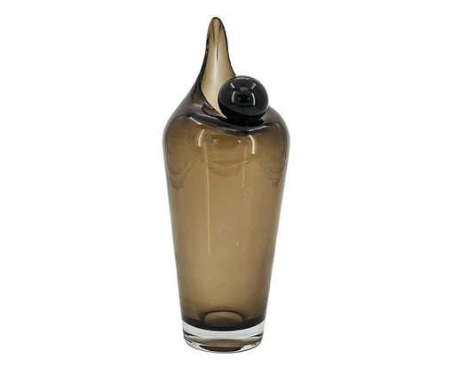 Vaso Decorativo Appuntito Fume Pequeno, Smoke | WestwingNow