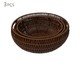Jogo de Cestas Decorativa Naturalis Marrom Escuro, brown | WestwingNow