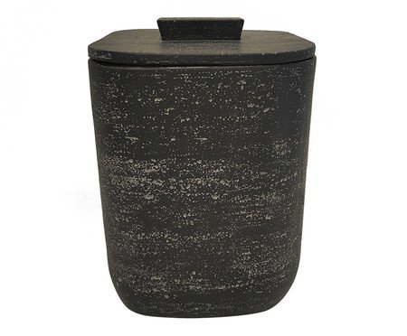 Lixo Com Tampa Rocher Preto | Westwing