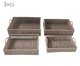 Jogo de Bandejas Decorativas Intrecciare Bege, beige | WestwingNow