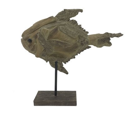 Adorno Decorativo de Peixes Pez Marrom | Westwing
