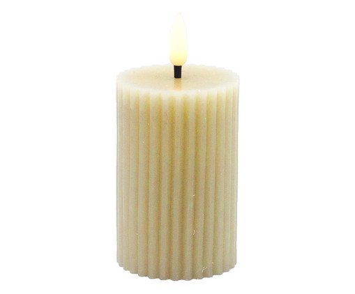 Vela Decorativa de LED Niche Bege Pequeno, beige | WestwingNow