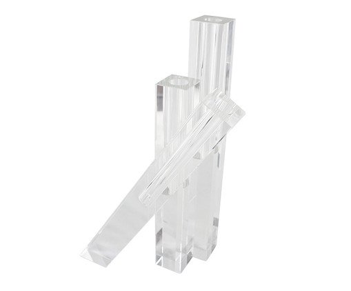Vaso Decorativo Stampi, transparent | WestwingNow