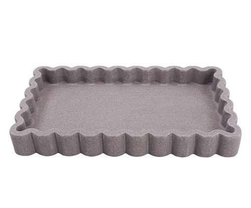 Bandeja Decorativa Courbes Cinza, grey | WestwingNow
