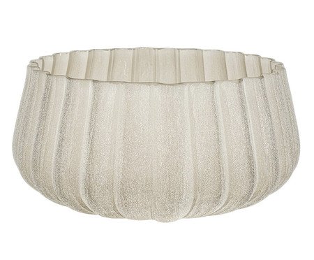 Vaso Decorativo Ondulé Bege Fosco | Westwing
