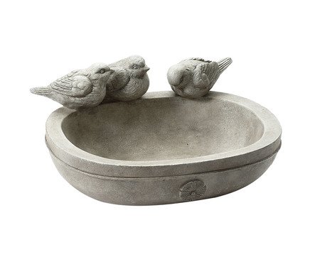 Adorno Decorativo Pássarrinhos Fontanella Cinza | Westwing