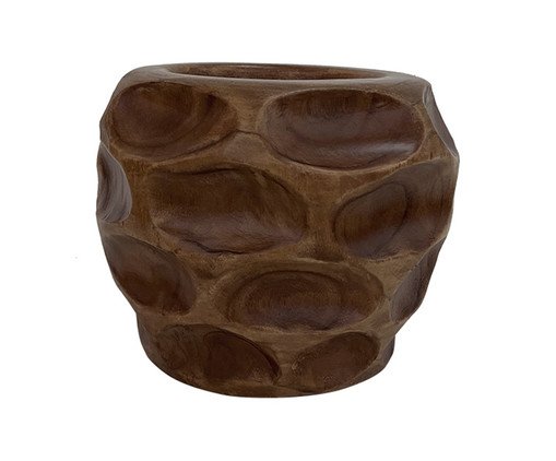 Vaso Decorativo Buco Marrom, brown | WestwingNow
