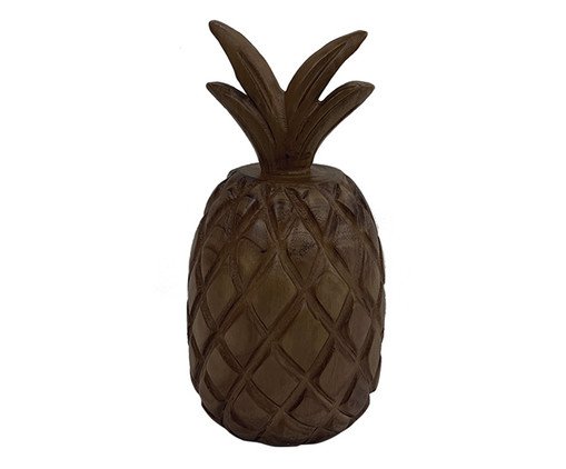 Adorno Decorativo de Abacaxi Corona Marrom, brown | WestwingNow