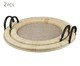 Jogo de Bandejas Decorativas Cestrum Bege I, brown | WestwingNow