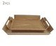 Jogo de Bandejas Decorativas Teak Natuarl, brown | WestwingNow