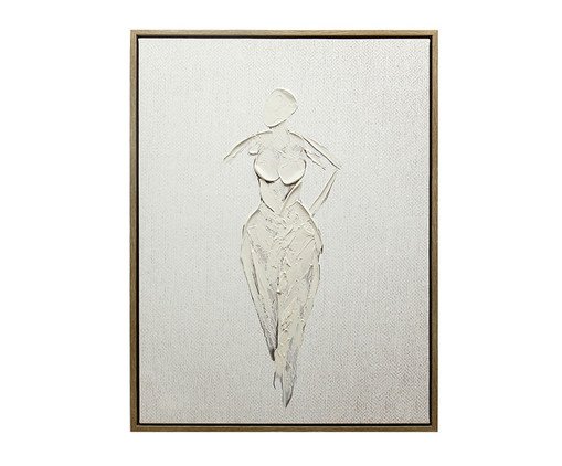 Quadro Decorativo Contour Branco, white | WestwingNow