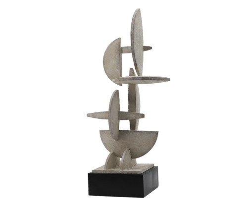 Adorno Decorativo Metà Cinza, grey | WestwingNow