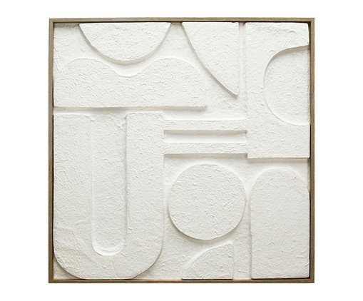 Quadro Decorativo Guión Branco, white | WestwingNow