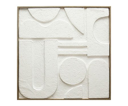 Quadro Decorativo Guión Branco | Westwing