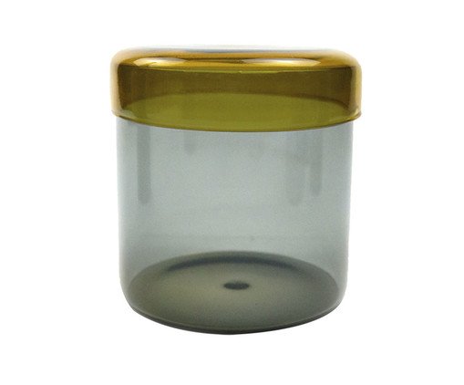 Pote Decorativo Déco Âmbar e Fume, multicolor | WestwingNow