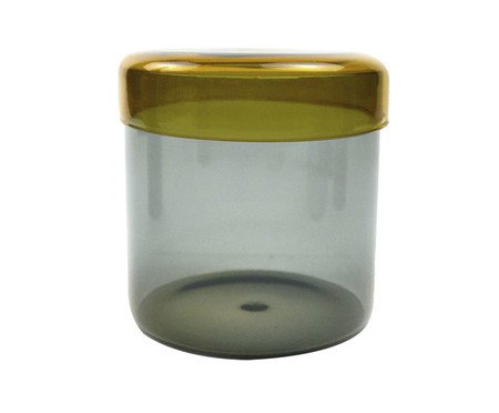 Pote Decorativo Déco Âmbar e Fume - 660 ml | Westwing