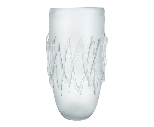 Vaso Decorativo Lignes Fosco Médio, transparent | WestwingNow