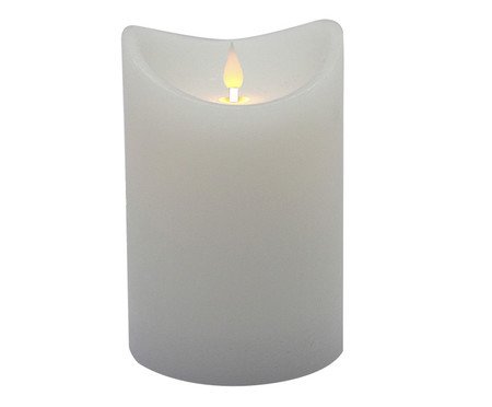 Vela Decorativa de LED Clarté Branco Pequena | Westwing
