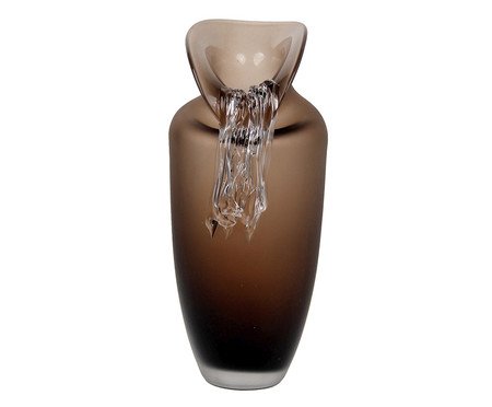 Vaso Decorativo Cascata Marrom Pequeno | Westwing