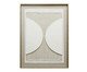 Quadro Decorativo em Linho Dal fronte Bege e Branco, white | WestwingNow