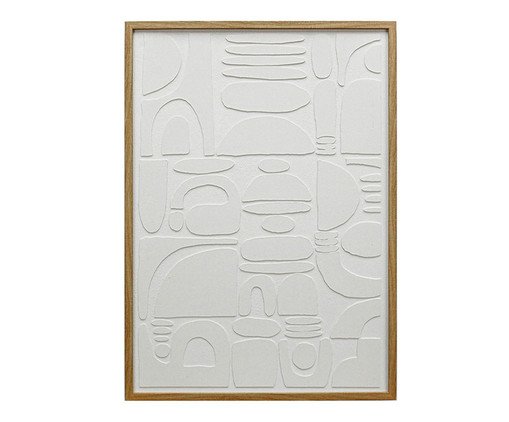 Quadro Decorativo Colline Branco, white | WestwingNow