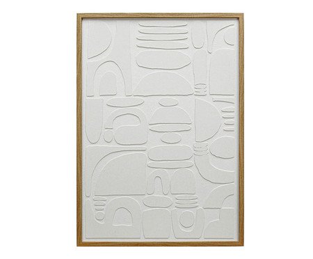 Quadro Decorativo Colline Branco
