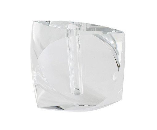 Vaso Decorativo Cubé Médio, transparent | WestwingNow