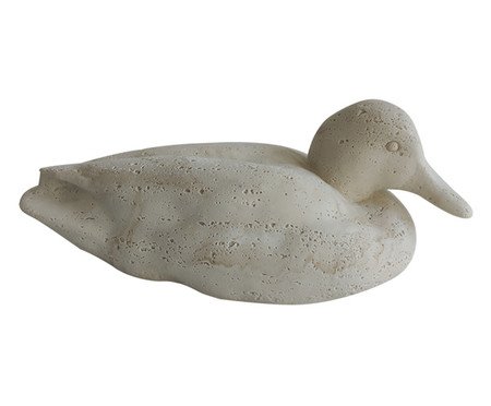 Adorno Decorativo Pato Piume Creme Médio | Westwing