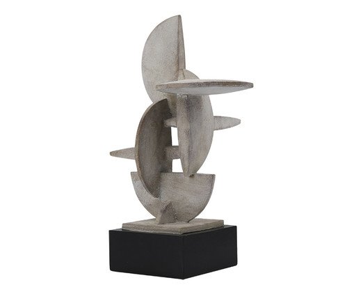 Adorno Decorativo Moitié Cinza, grey | WestwingNow