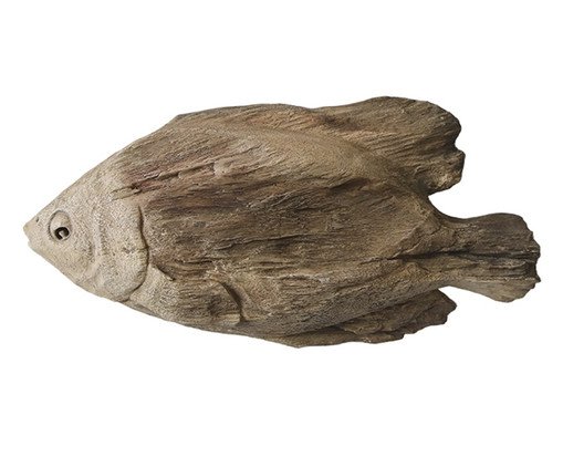 Adorno Decorativo de Peixe Aleta Marrom, brown | WestwingNow