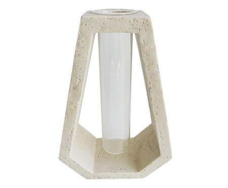 Vaso Decorativo Boussole Bege Médio | Westwing