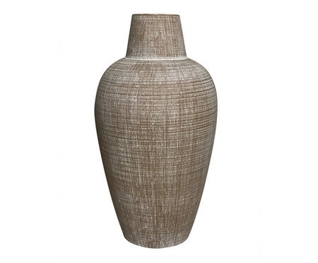 Vaso Decorativo Géos Marrom e Branco | Westwing