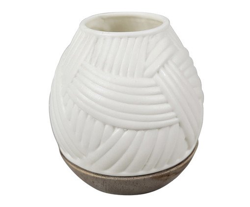 Vaso Decorativo Pianta Branco Pequeno, white | WestwingNow