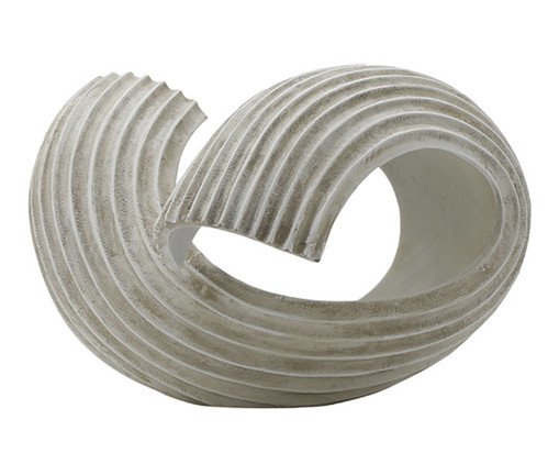 Adorno Decorativo Enroulé Cinza, grey | WestwingNow