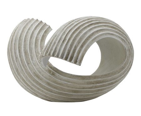 Adorno Decorativo Enroulé Cinza | Westwing