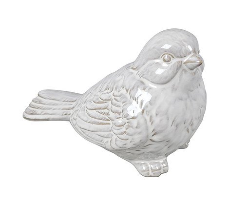 Adorno Decorativo de Pássaro Chanter Branco, white | WestwingNow