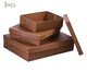 Jogo de Caixas Decorativas Rivoli Marrom, brown | WestwingNow