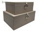 Jogo de Caixas Decorativas Voltaire Bege, beige | WestwingNow