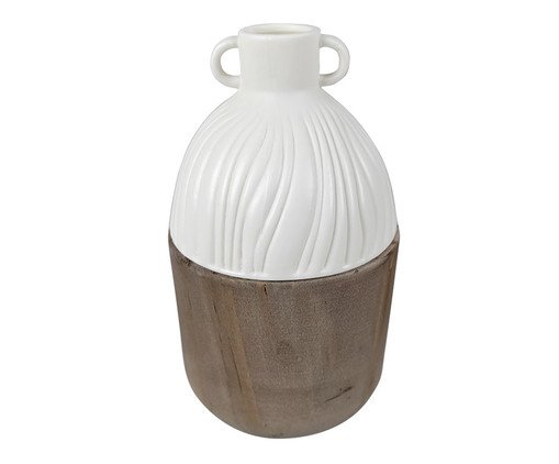 Vaso Decorativo Visages Branco, white | WestwingNow