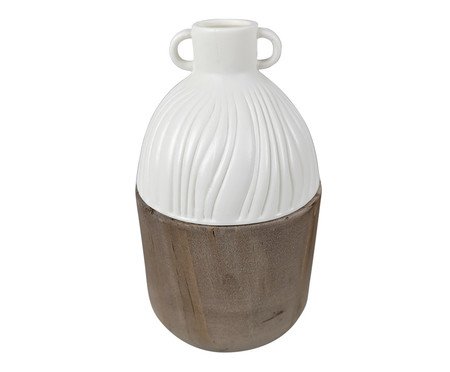 Vaso Decorativo Visages Branco | Westwing