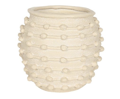 Vaso Decorativo Spine Bege Médio, beige | WestwingNow