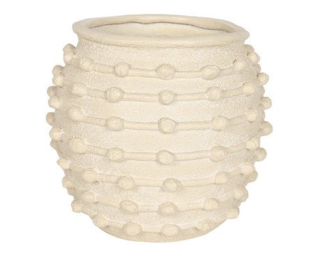 Vaso Decorativo Spine Bege Médio | Westwing