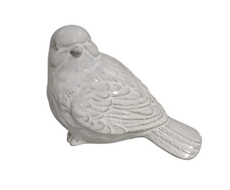 Adorno Decorativo de Pássaro Pitangus Branco | Westwing