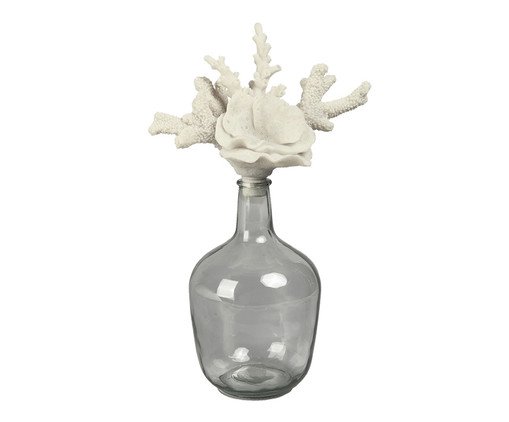 Garrafa Decorativa Fondale Marino Fumê e Branco, white | WestwingNow