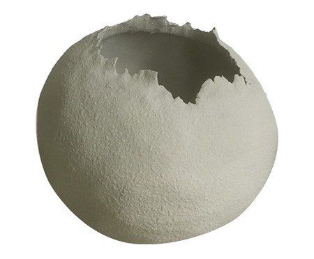 Vaso Decorativo Courbé Branco Médio | Westwing